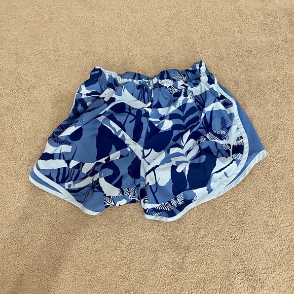 Nike Blue Patterned Dri- Fit Shorts - Picture 2 of 3